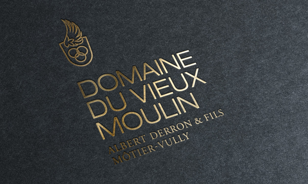 Domaine du Vieux Moulin corporate identity logo