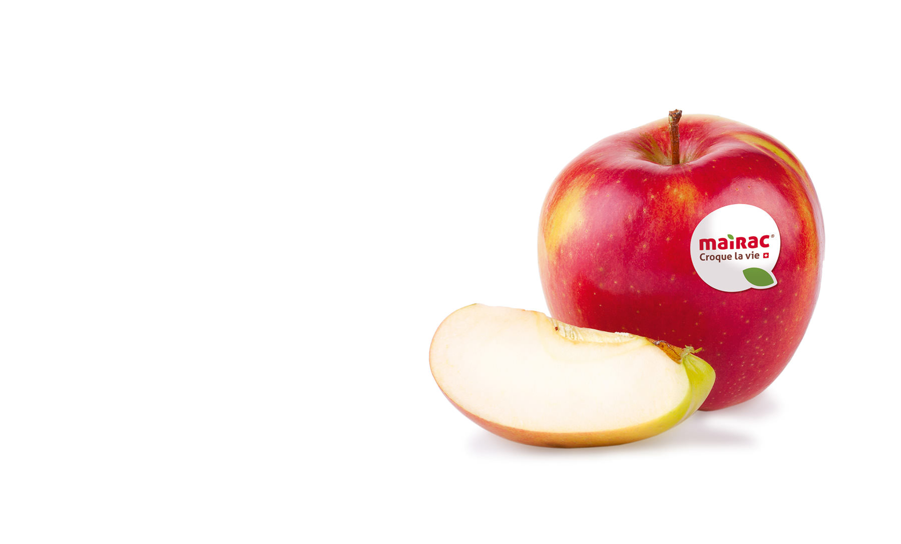Mairac Croque la vie logo pomme
